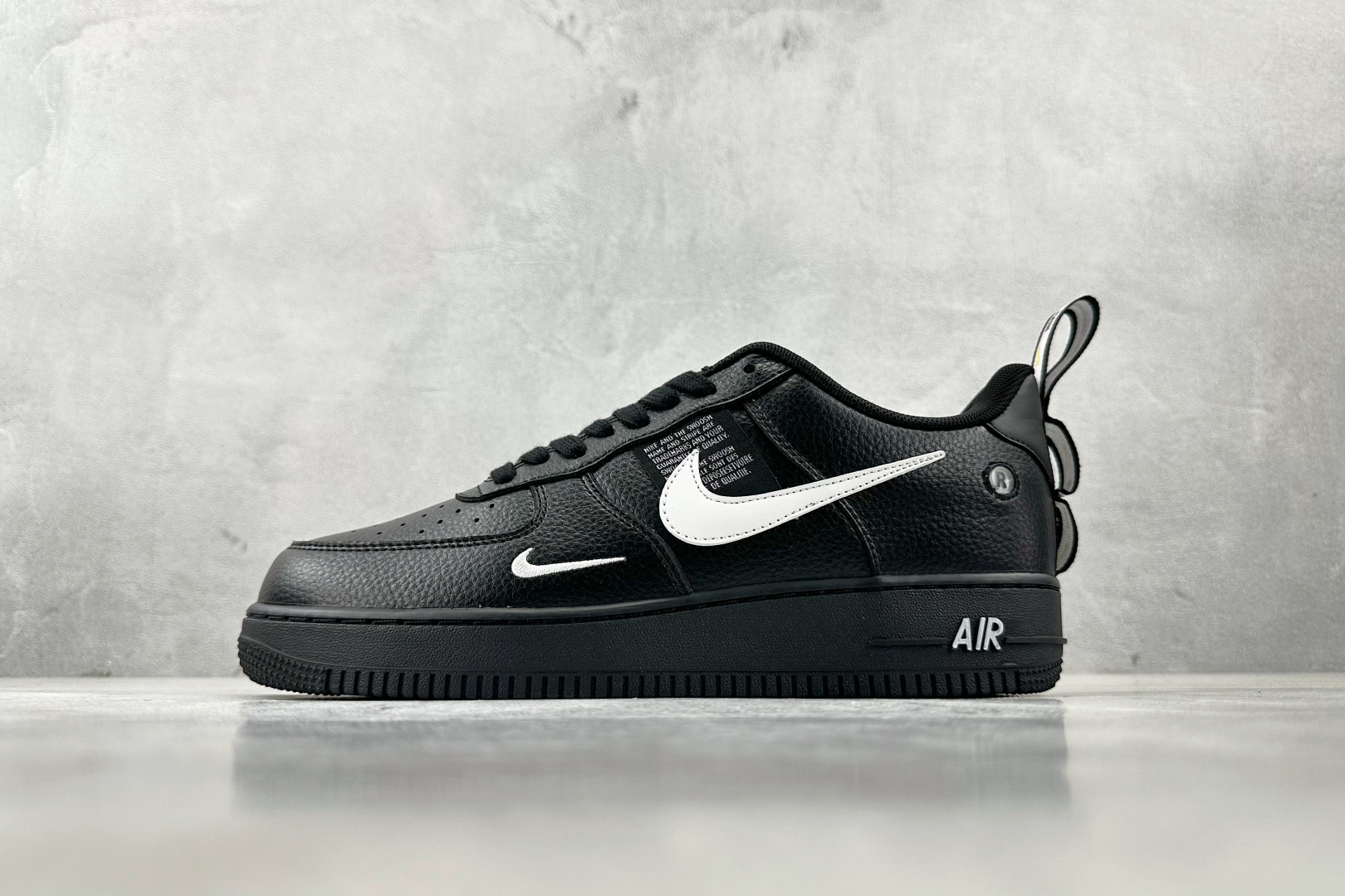 外贸批次 Nike Air Force 1 07 LV8 Utility Black 解构 黑色 AJ7747-001