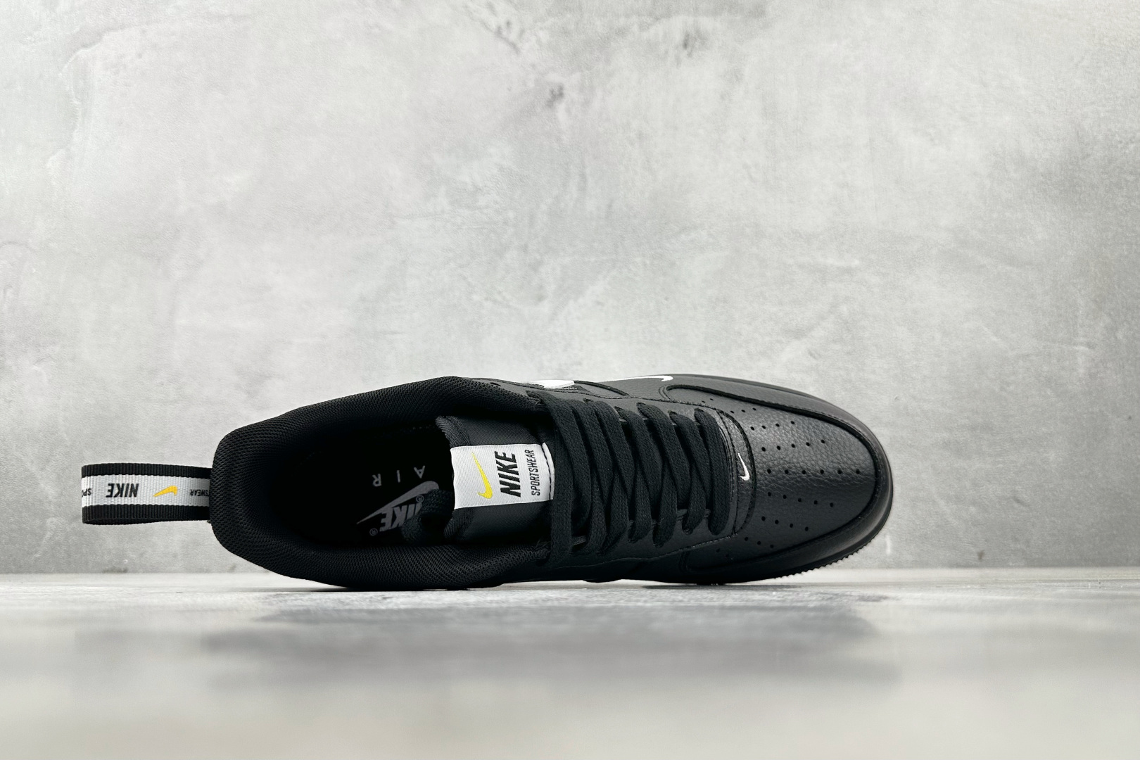 外贸批次 Nike Air Force 1 07 LV8 Utility Black 解构 黑色 AJ7747-001