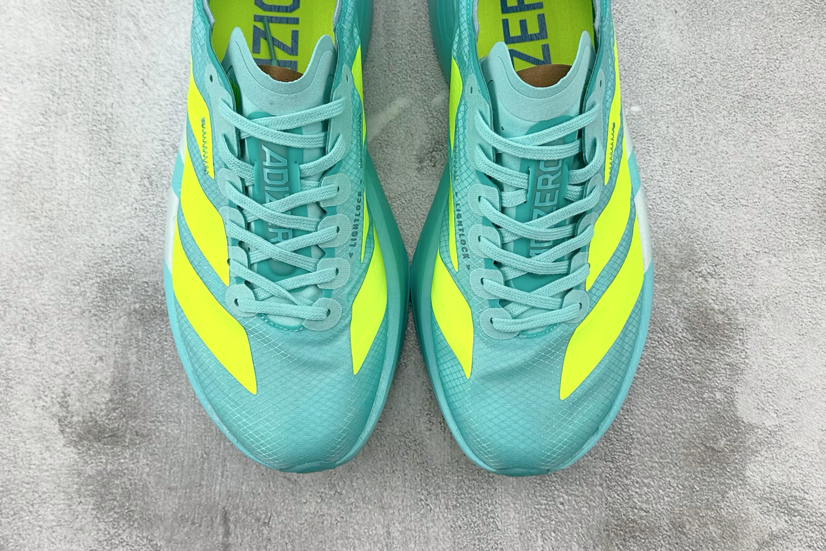纯原 adidas Adizero Adios Pro 4蓝黄色 JR1251