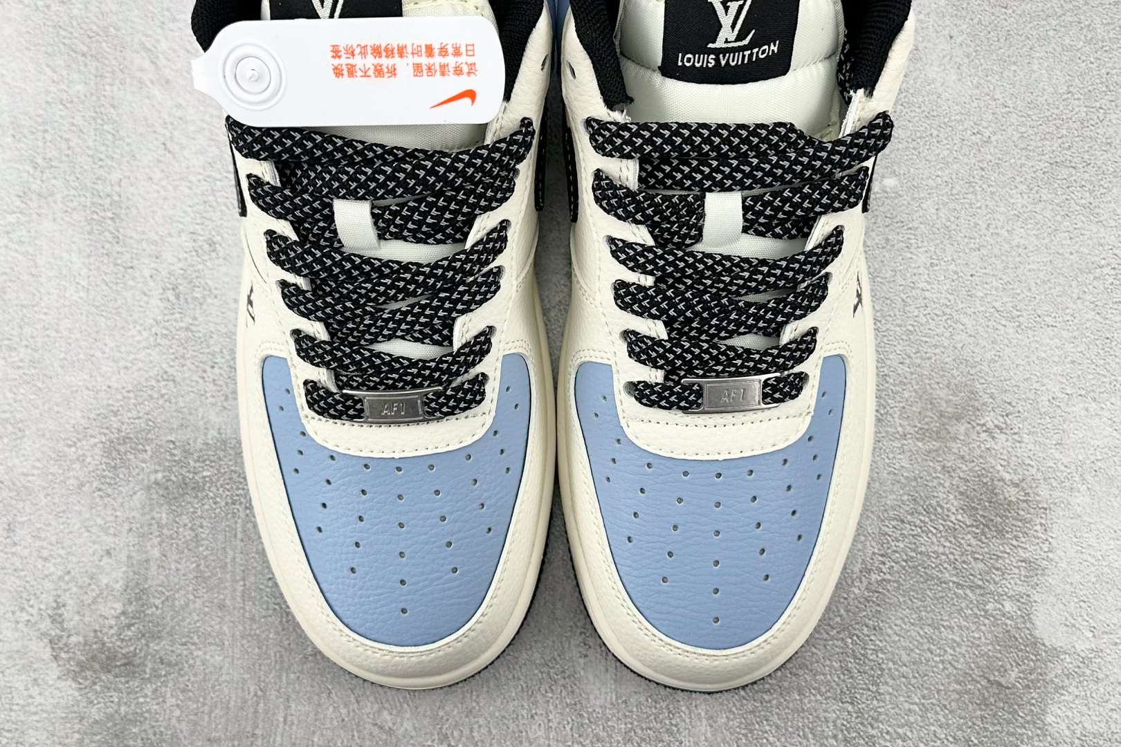 Nike Air Force 1'07 LV 联名 白蓝黑 JJ2508-712