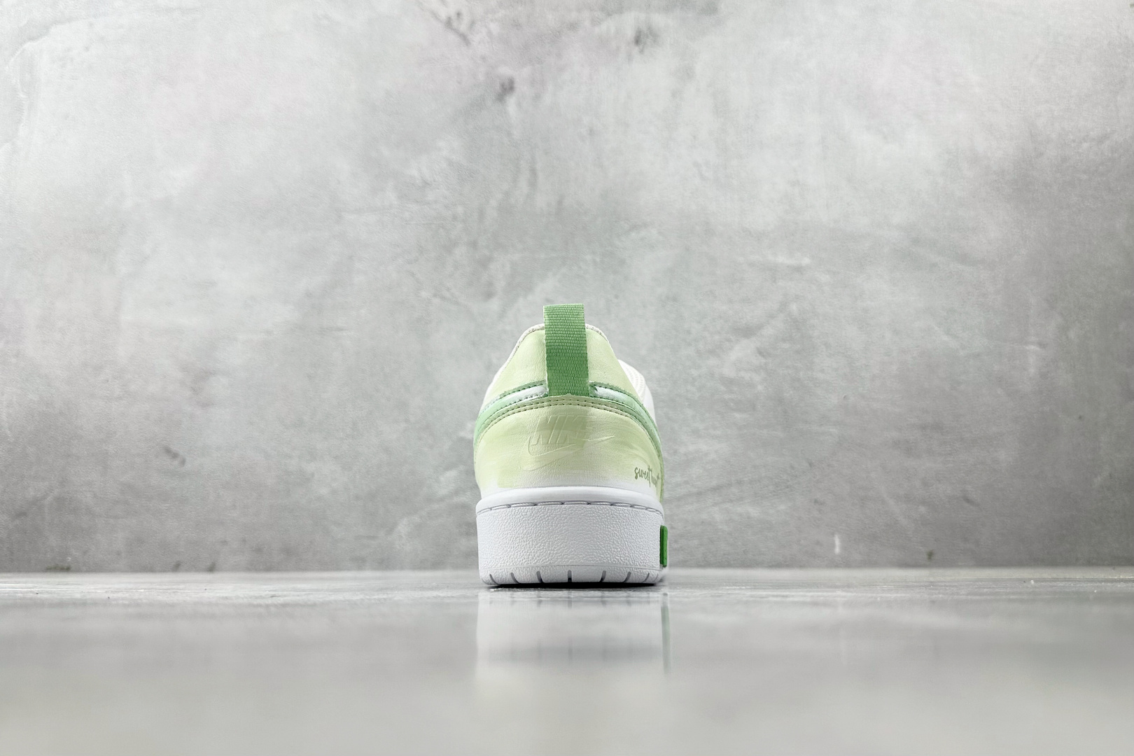 【定制球鞋】Nike Court Vision 1 春日焕新 春日星芒 绿白 BQ5448-100