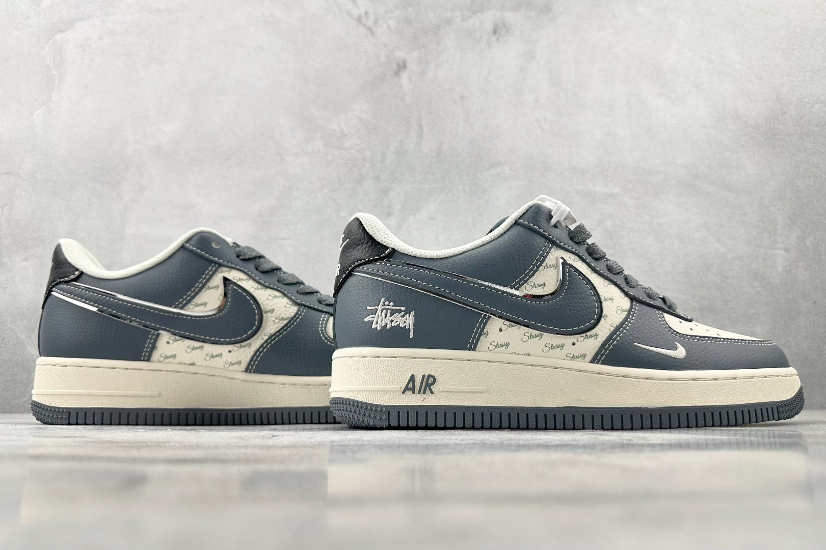 Nike Air Force 1'07 斯图西 联名 蓝白 XS1958-553