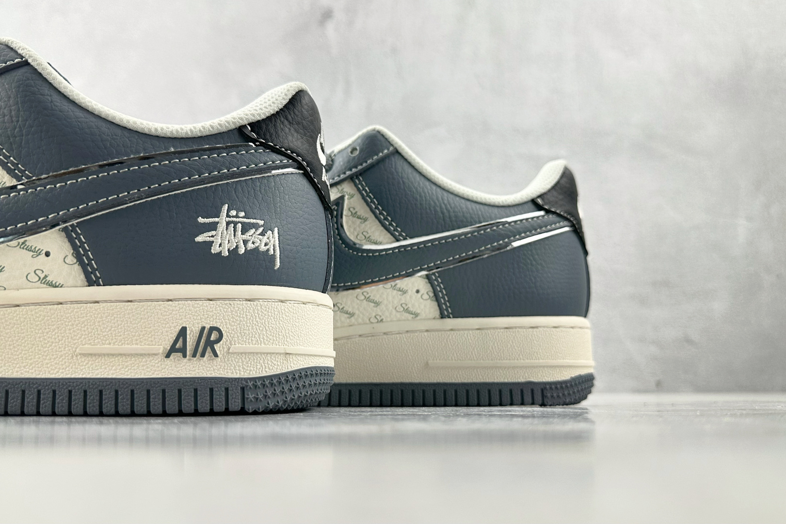 Nike Air Force 1'07 斯图西 联名 蓝白 XS1958-553