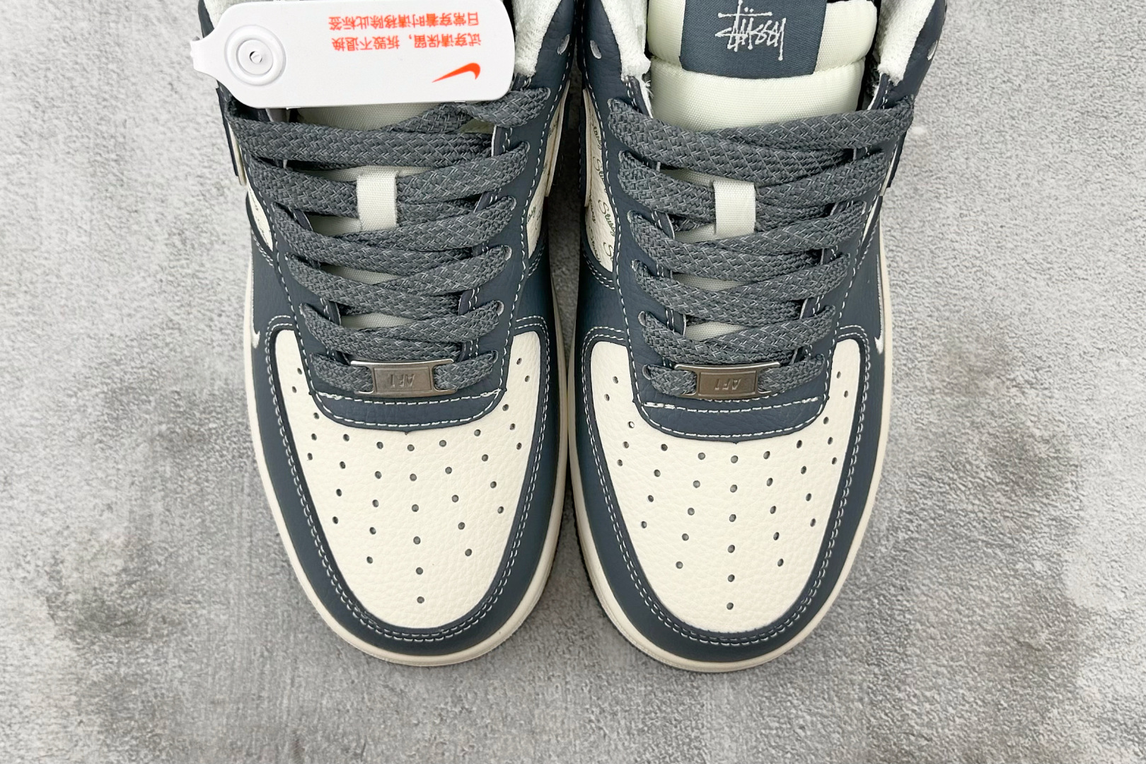 Nike Air Force 1'07 斯图西 联名 蓝白 XS1958-553