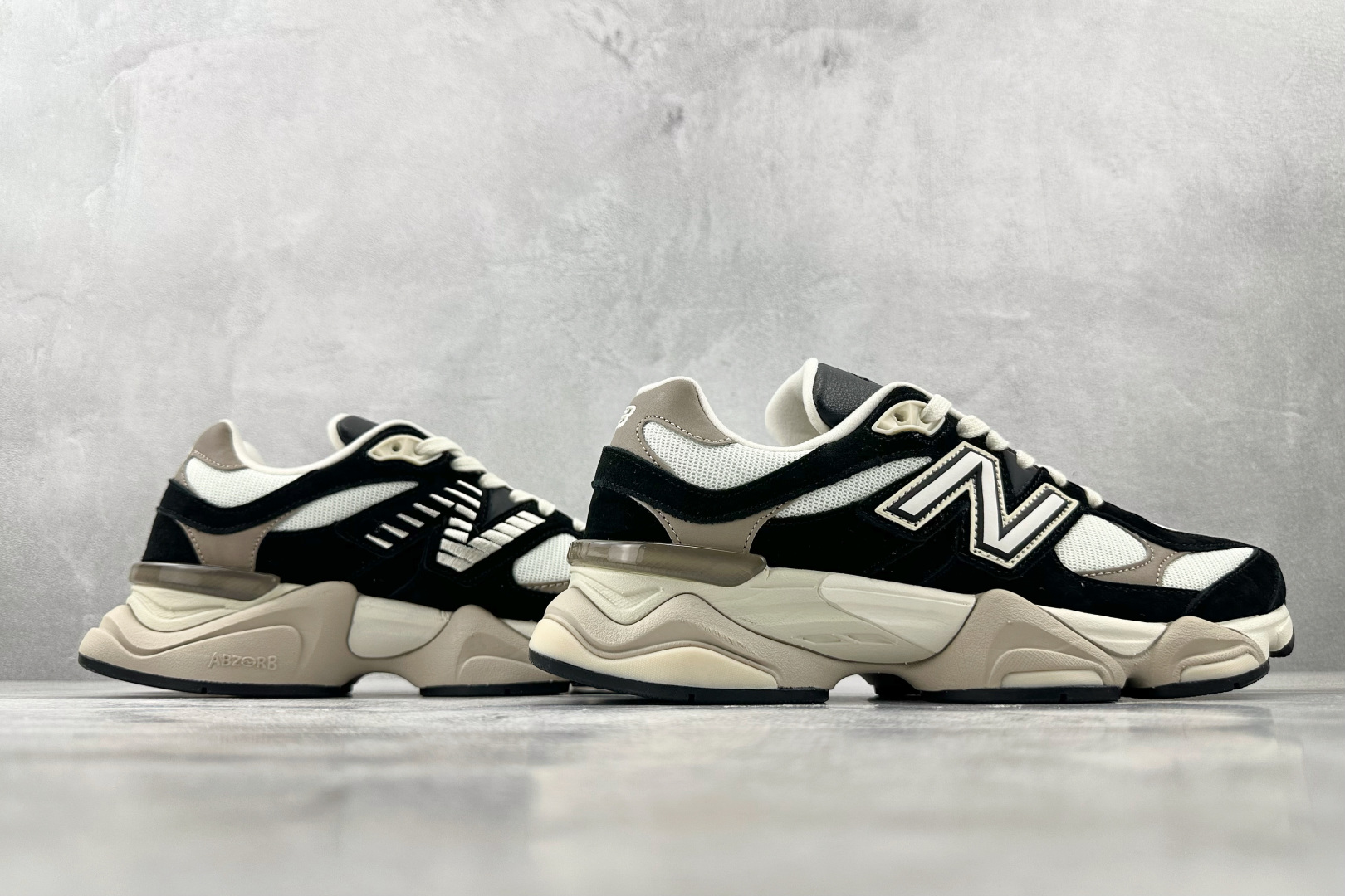 240 大厂出品 New Balance NB 9060 Sea Salt 黑白 U9060BLZ
