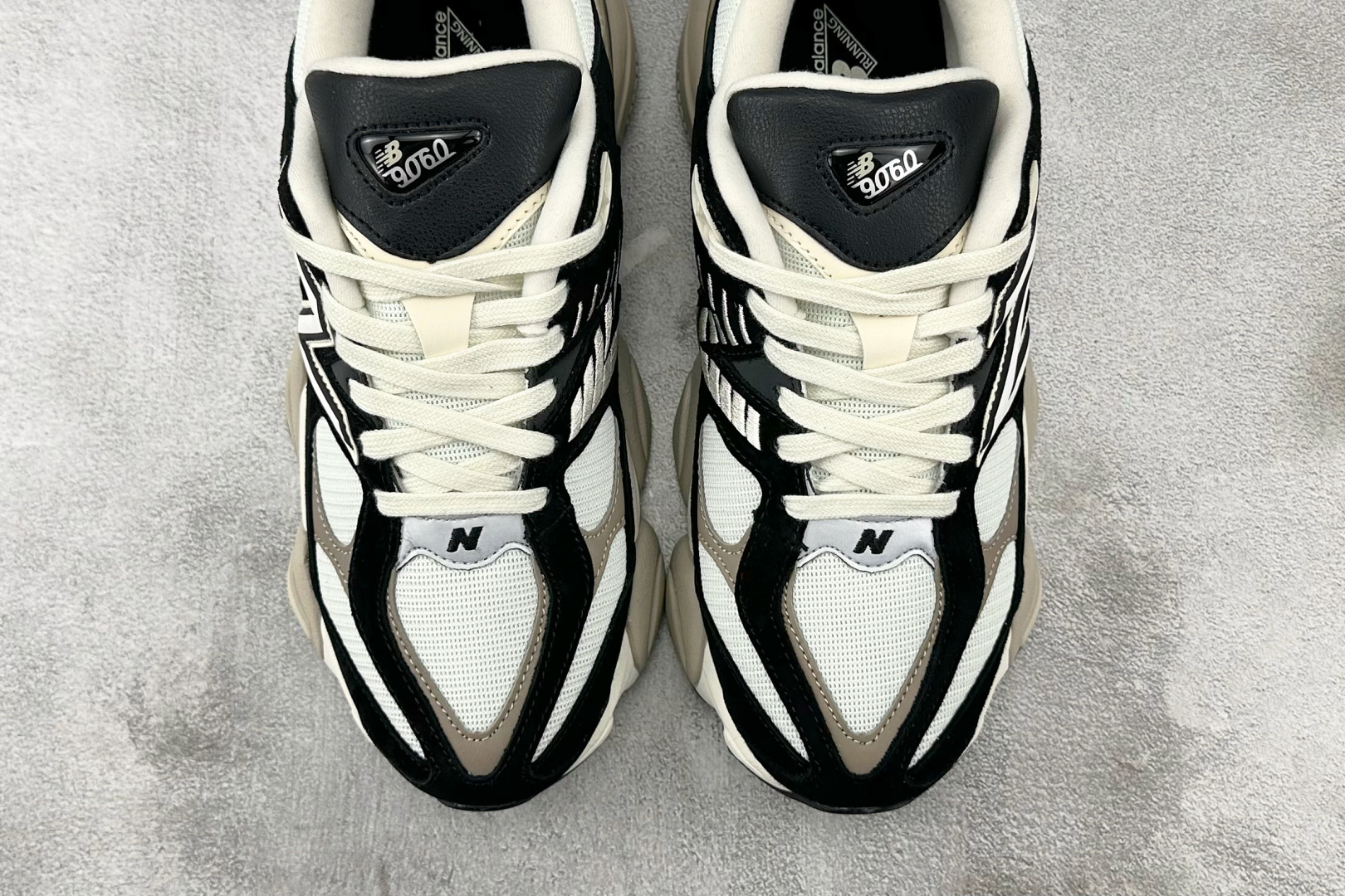 240 大厂出品 New Balance NB 9060 Sea Salt 黑白 U9060BLZ