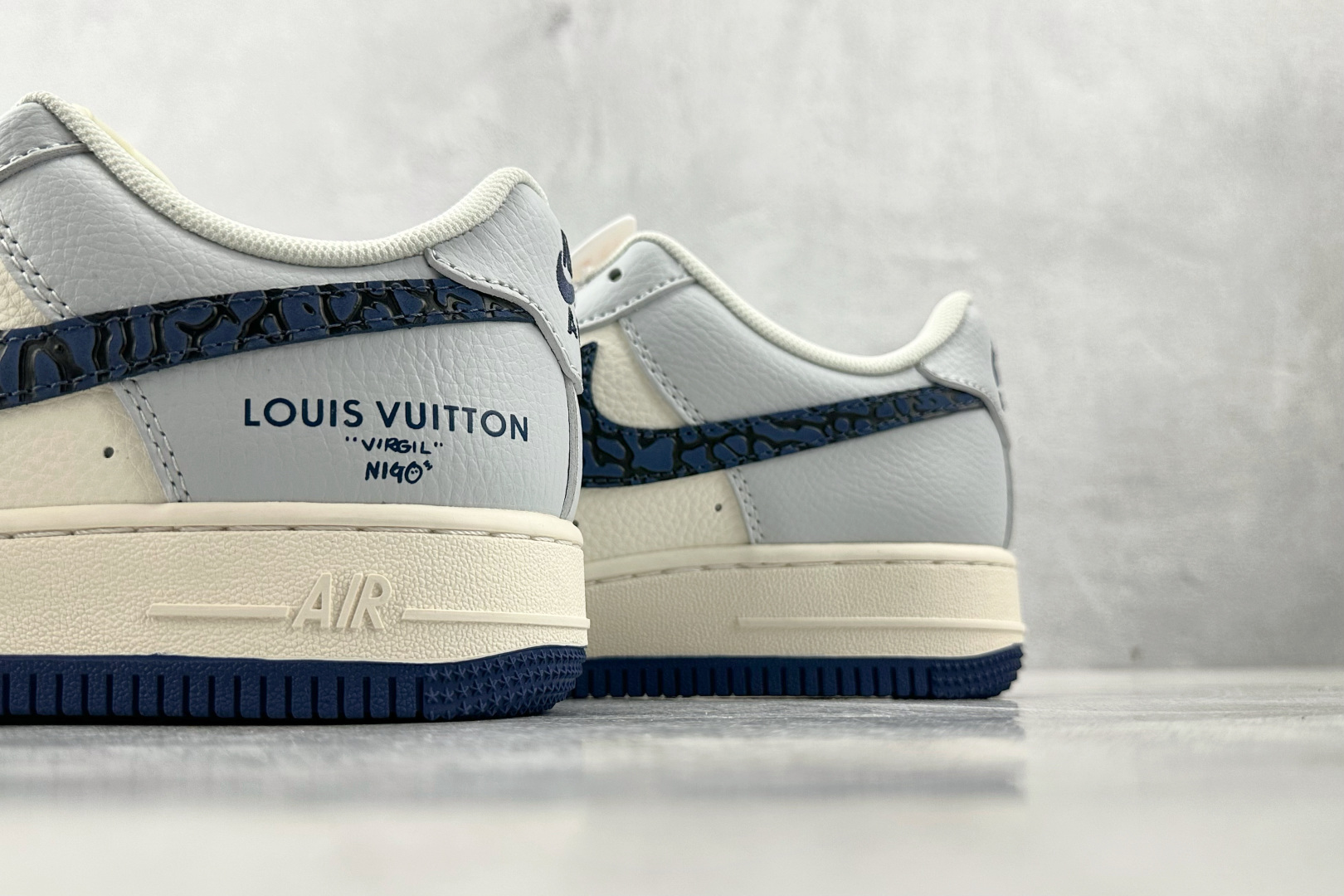 Nike Air Force 1'07 LV 联名 蓝白灰 JJ2508-701