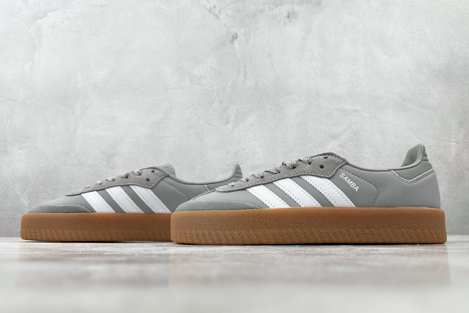 出口订单 adidas originals SAMBAE 灰色 IE9108