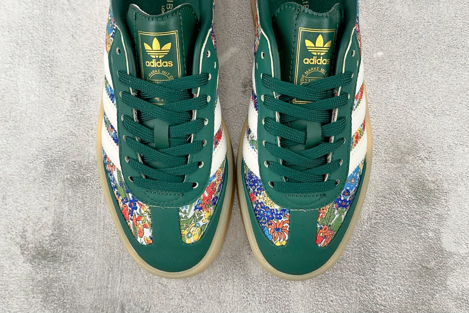 出口订单 Liberty London x adidas originals SAMBAE 绿色 JH7289