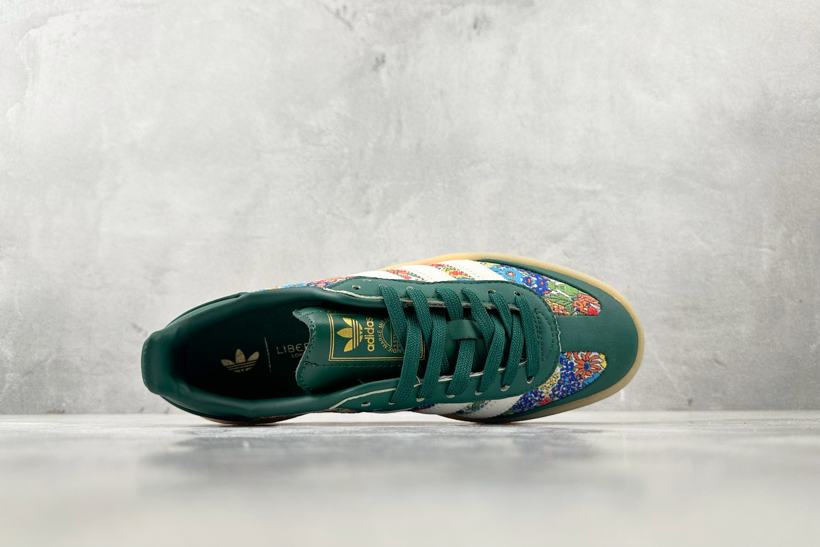出口订单 Liberty London x adidas originals SAMBAE 绿色 JH7289