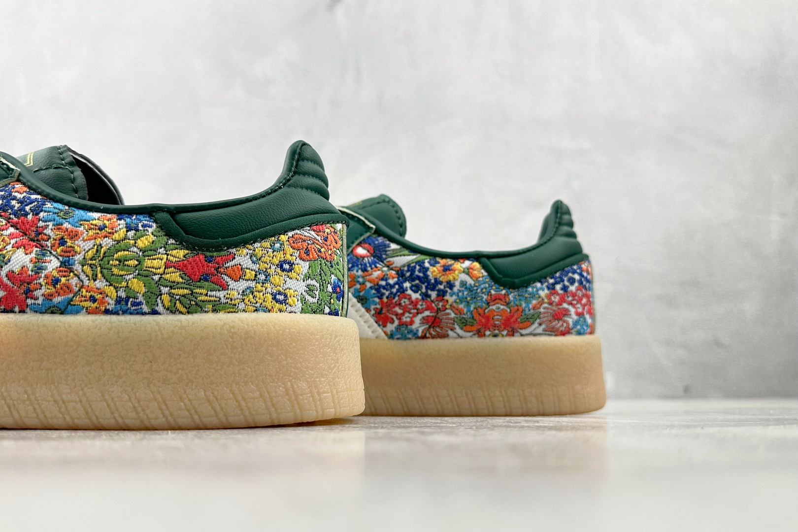 出口订单 Liberty London x adidas originals SAMBAE 绿色 JH7289