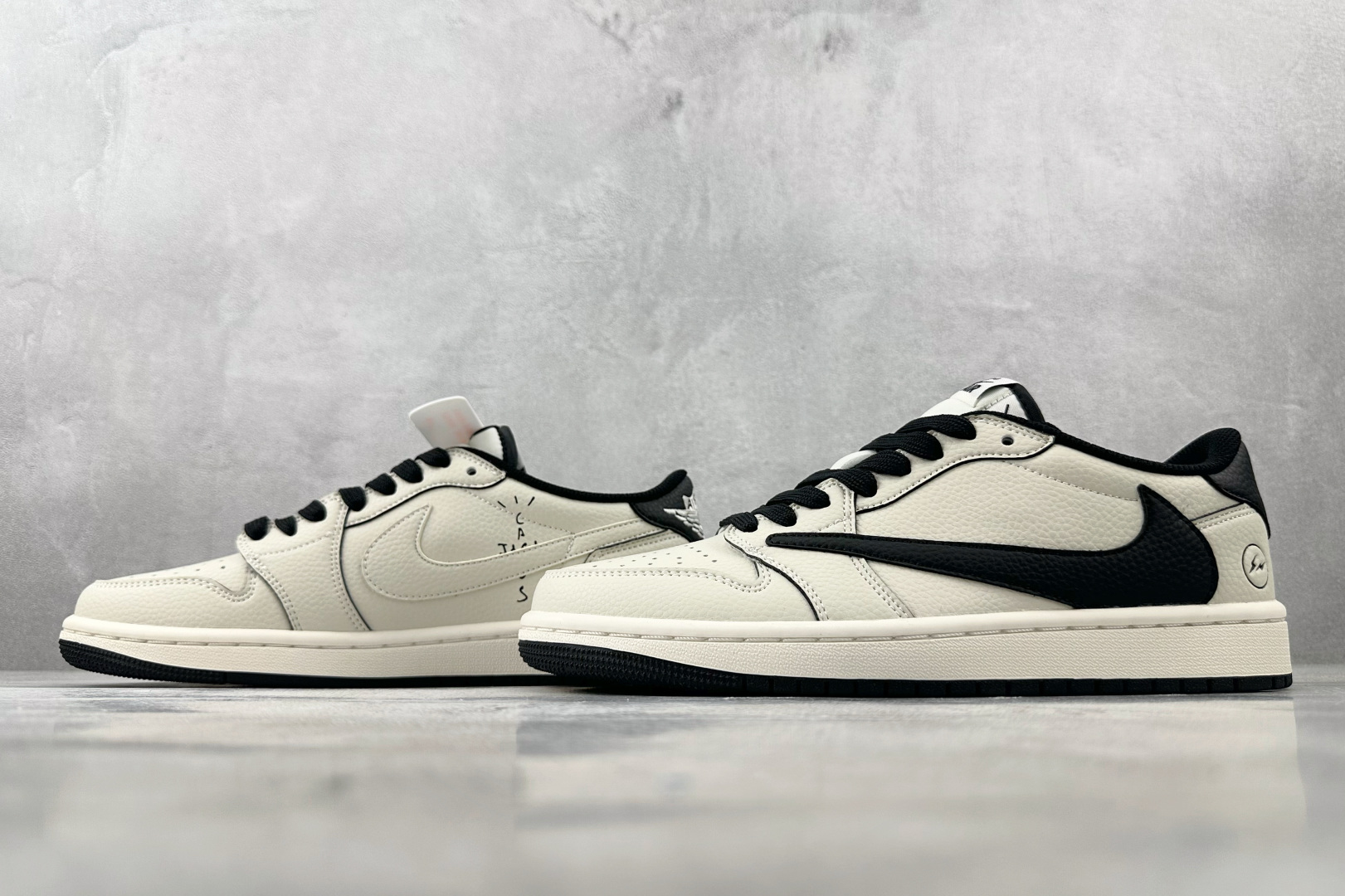 定制 Air Jordan 1 Low ow SP 倒钩联名 米白黑 LK1099-061