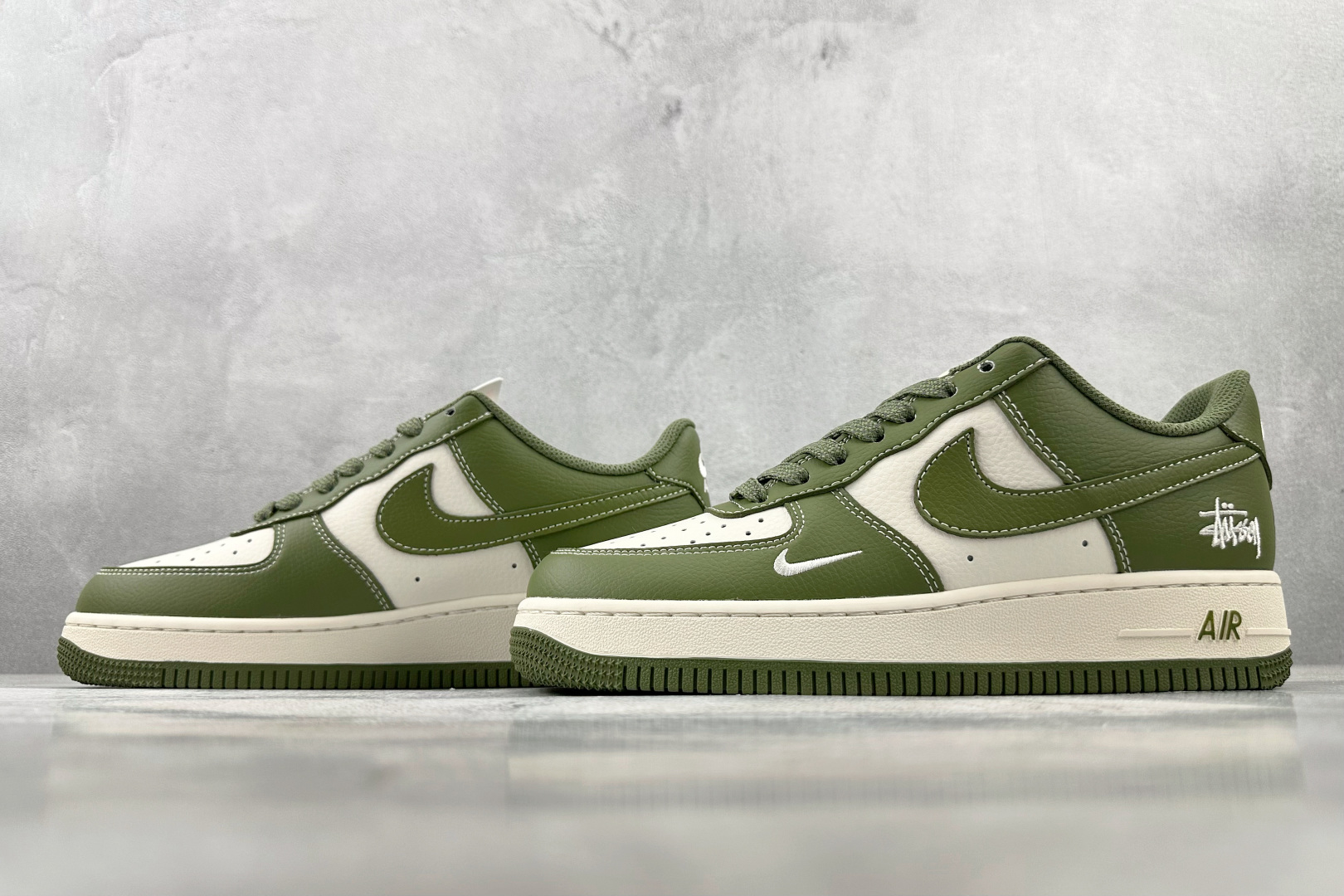 XC特价 
Nike Air Force 1'07  斯图西 联名 绿白

货号：BB5353 515
