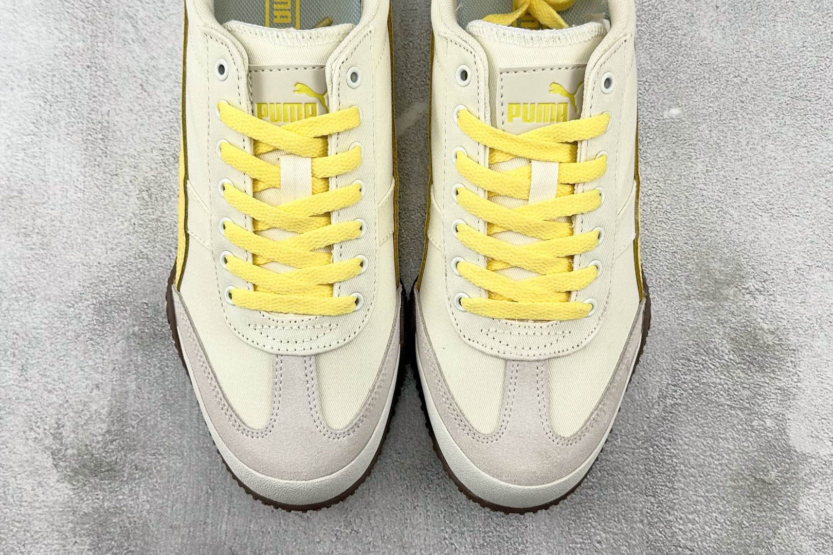 PM 
平台爆款  PUMA Bella UT Canvas 白黄

货号：-01
尺码：35.5 36