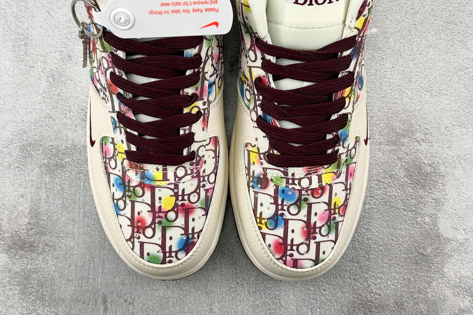 Nike Air Force 1'07 DIOR 联名 米白红 DF0188-063