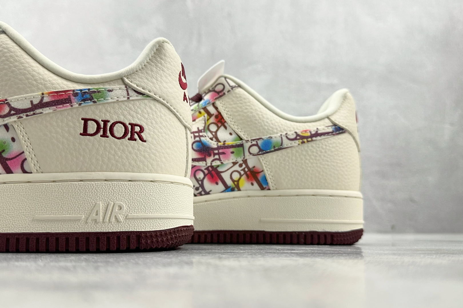 Nike Air Force 1'07 DIOR 联名 米白红 DF0188-063