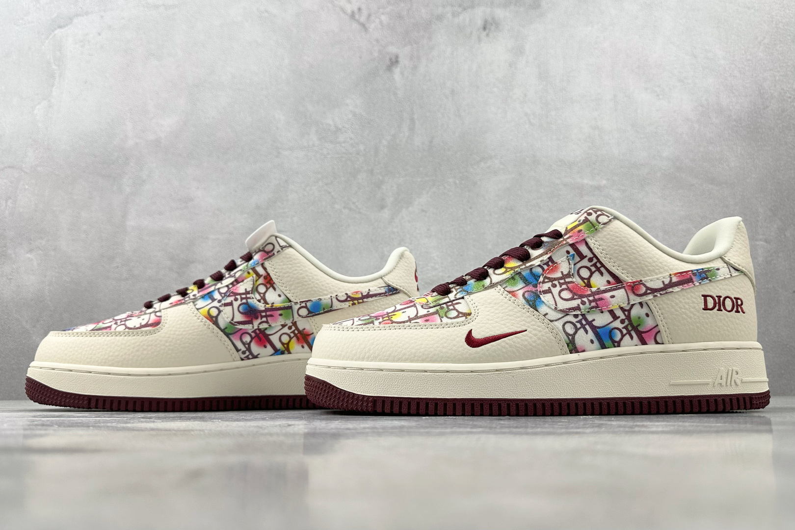 Nike Air Force 1'07 DIOR 联名 米白红 DF0188-063