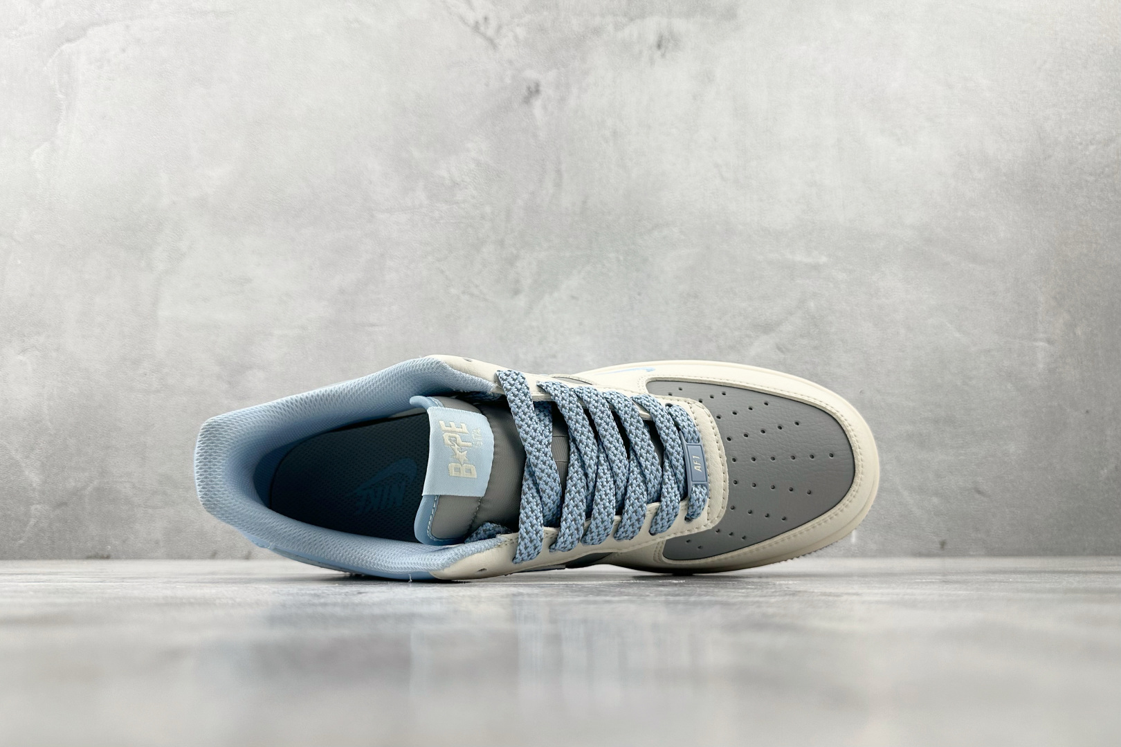 Nike Air Force 1'07 猿人头 联名 蓝白灰 BB95990-203
