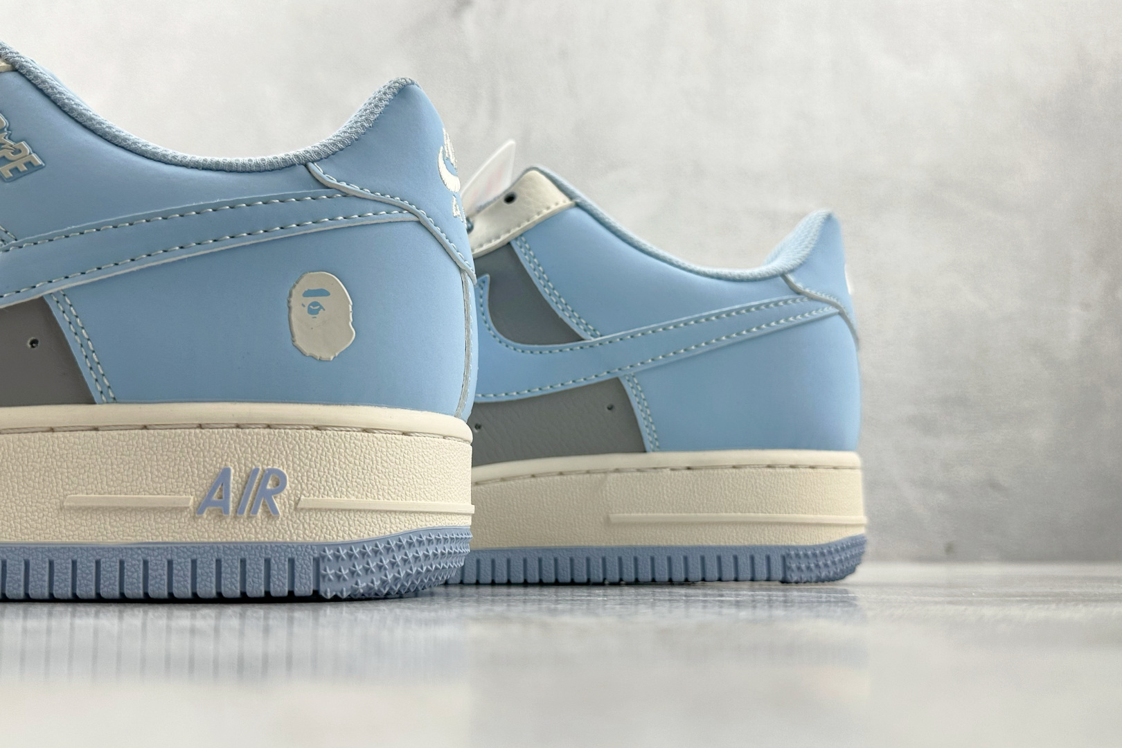 Nike Air Force 1'07 猿人头 联名 蓝白灰 BB95990-203