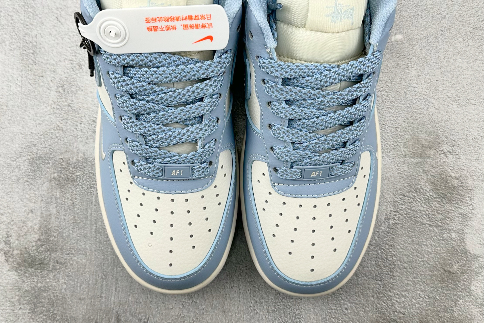 Nike Air Force 1'07 斯图西 联名 蓝白 BB9599-201