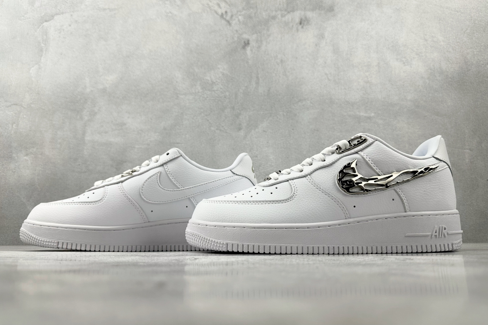 外贸批次 Nike Air Force 1 ”Molten Metal” 白色 FV3616-101