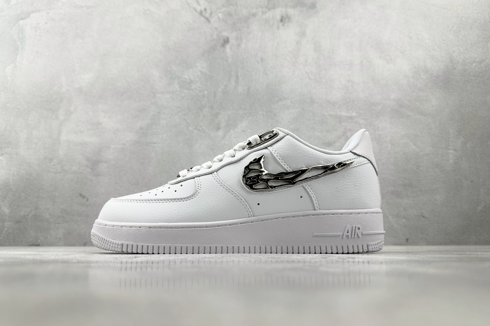 外贸批次 Nike Air Force 1 ”Molten Metal” 白色 FV3616-101