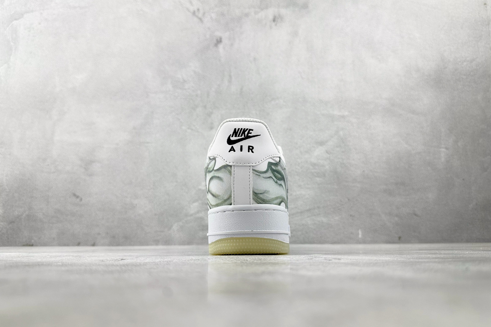 外贸批次 Nike Air Force 1 QS Skeleton AF1 透视骨骼 白灰 BQ7541-100