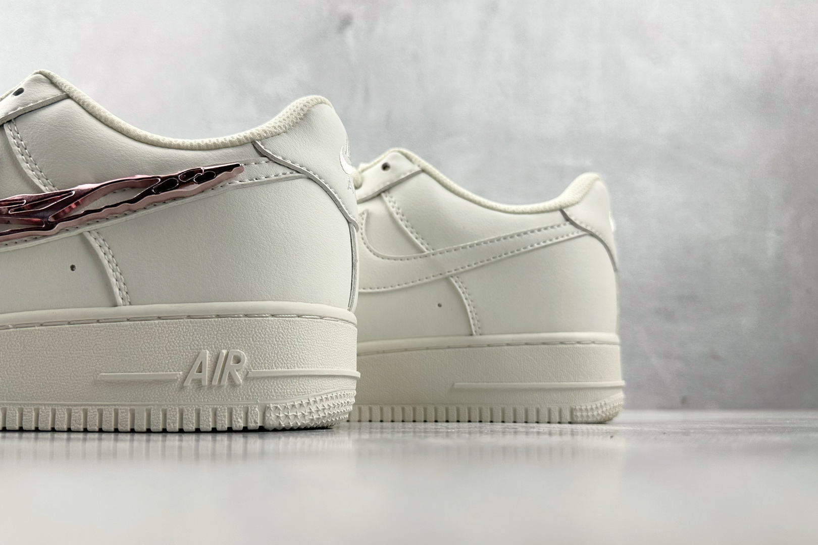 外贸批次 Nike Air Force 1 Swooshes 白粉色 IF1686-161