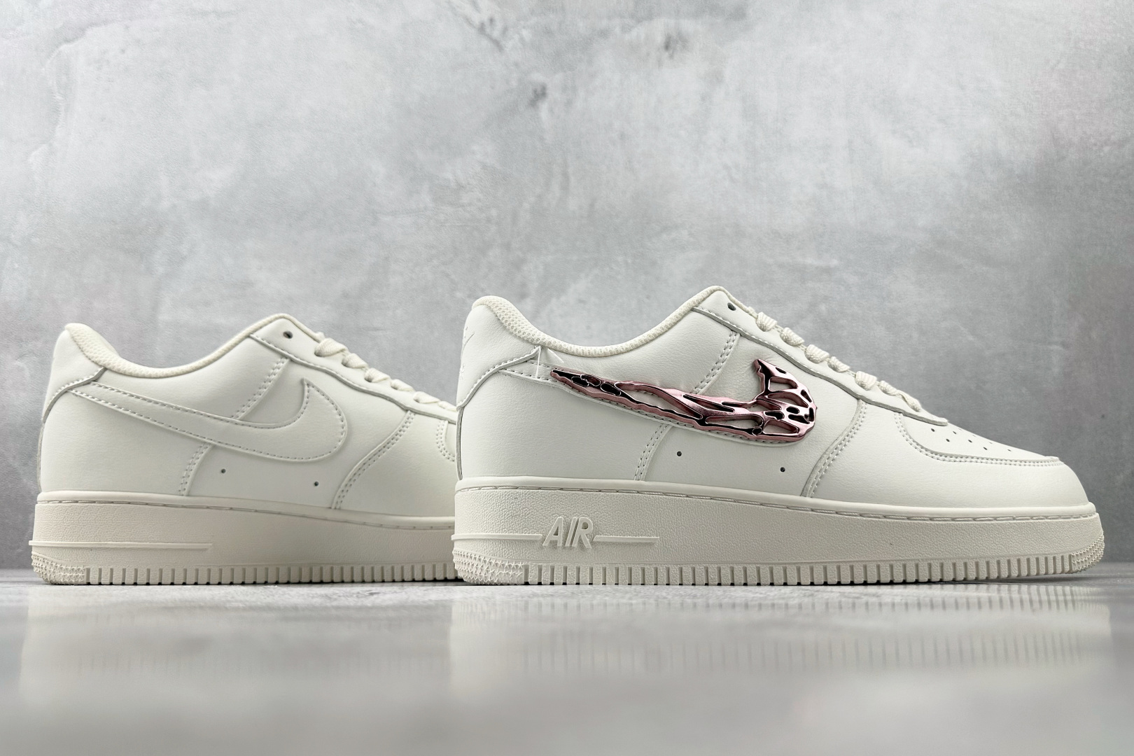 外贸批次 Nike Air Force 1 Swooshes 白粉色 IF1686-161