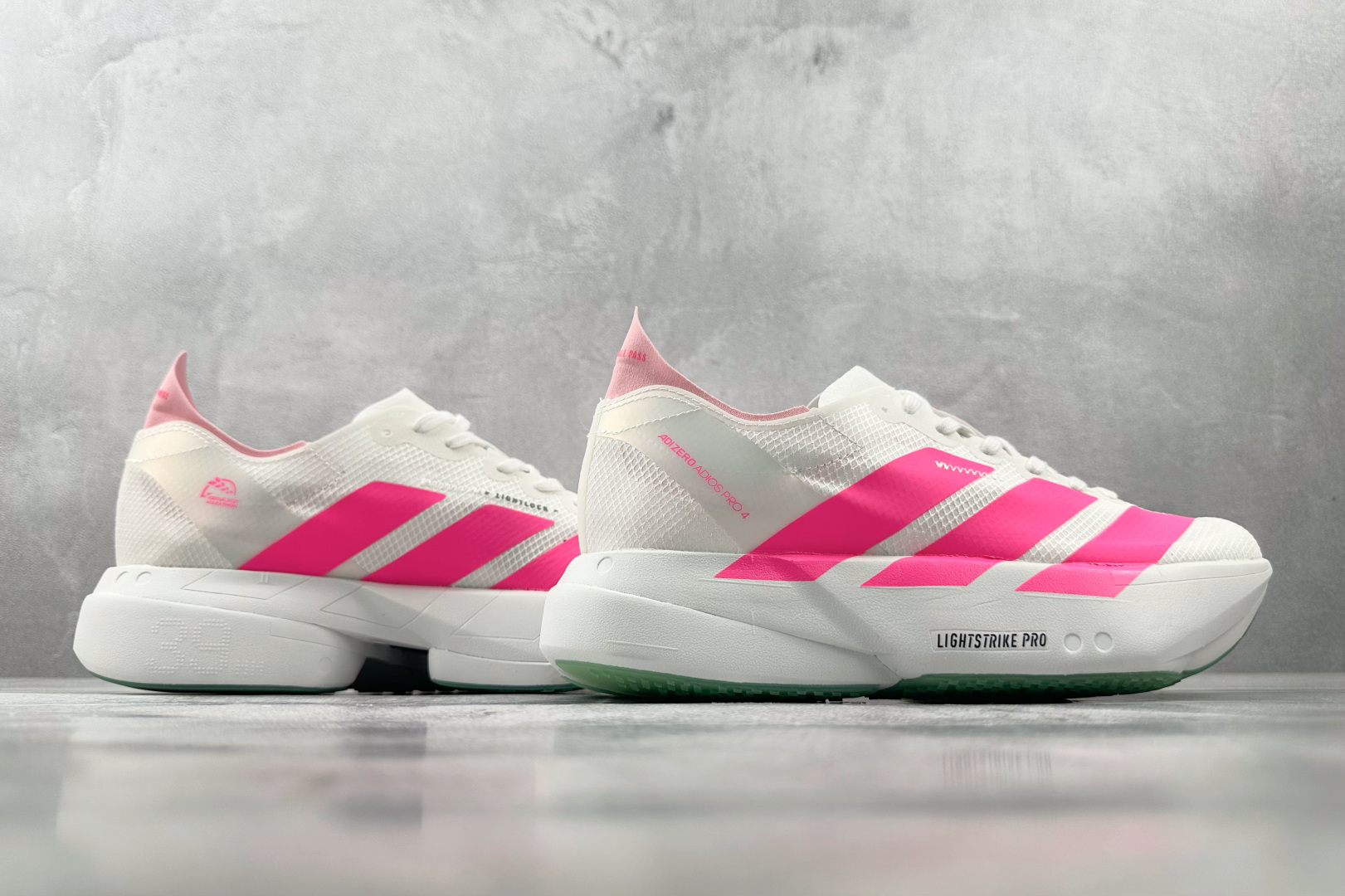 平台订单 adidas Adizero Adios Pro 4 白粉 JS1833