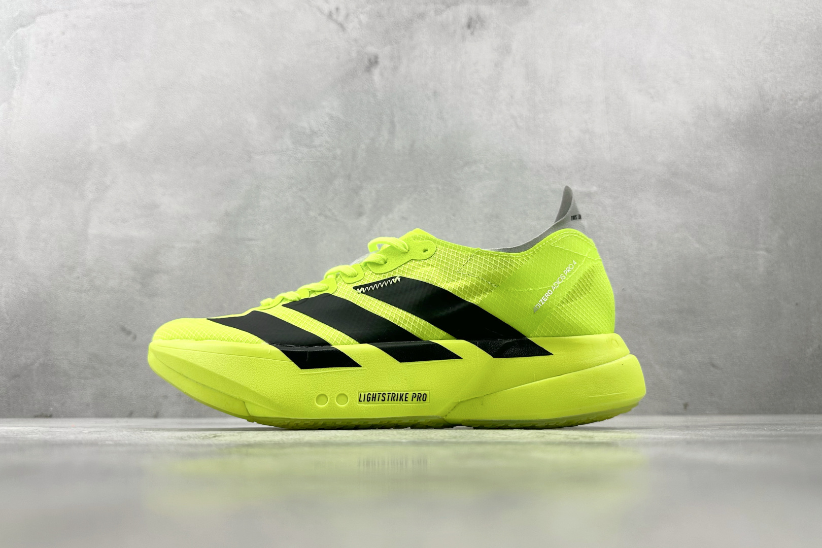 平台订单 adidas Adizero Adios Pro 4 绿黑色 JR6364