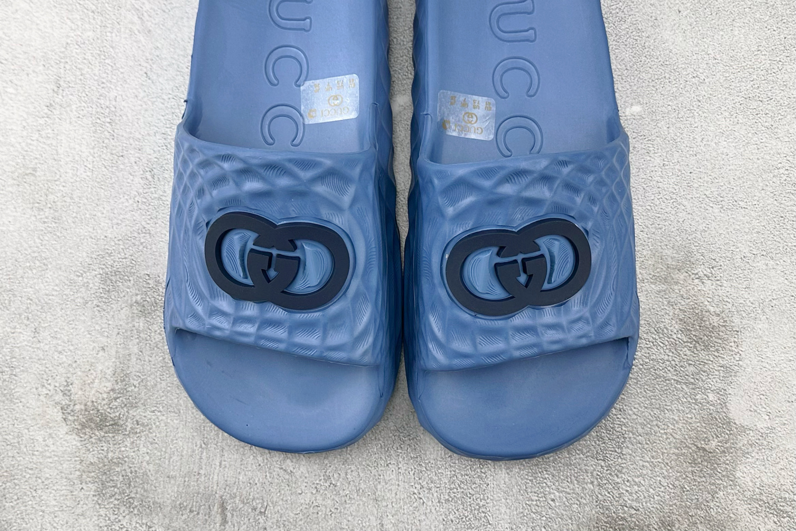 大厂出品 GUCCI古弛 Interlocking Lido 蓝色 770801 J8710 4743