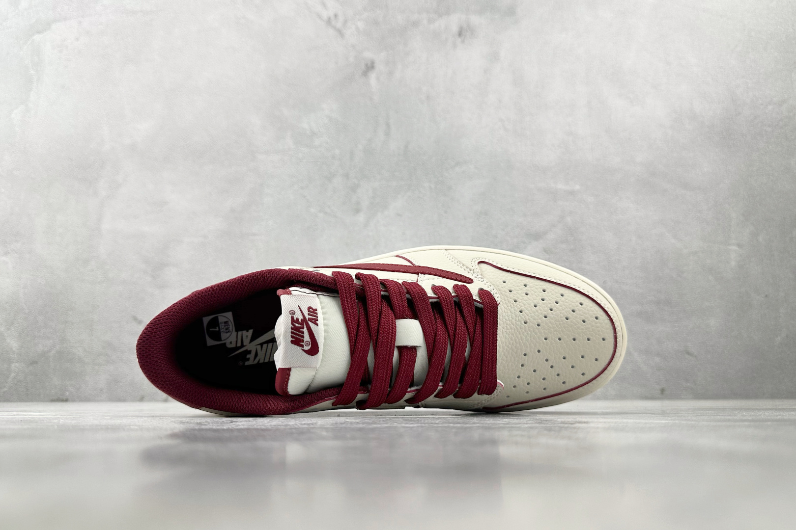 定制 Air Jordan 1 Low ow SP 倒钩联名 米白红 LK1099-066