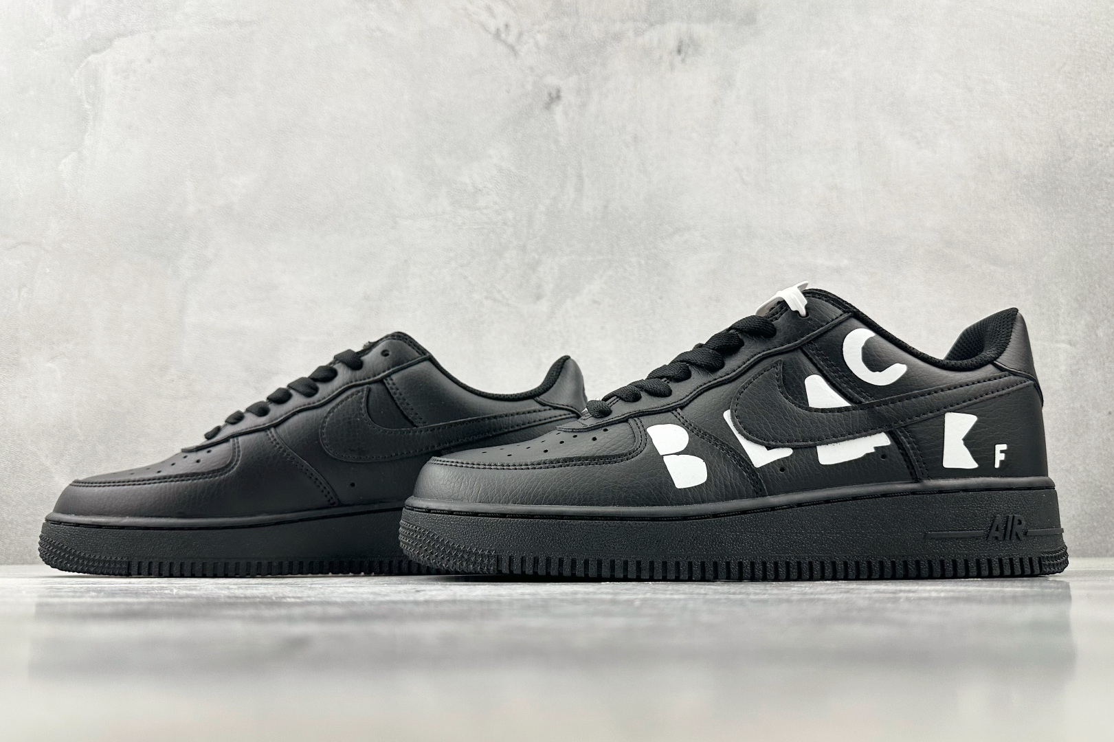 Black COMME des GARCONS x Nike Air Force 1 LOW 黑色 IB9949-001