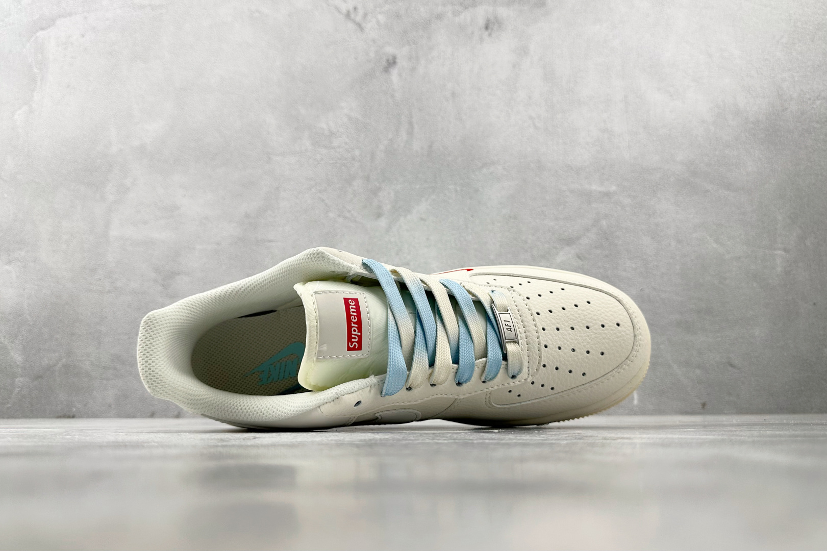 260 Nike Air Force 1'07 Supreme 联名 米白蓝 XX3168-179-Chinese UA Cheap High Quatity Brand Clothes Bags handbags Sneakers wholesale wholesaler seller from China Factory suppliers Fashion Clothing Shoes best Quality Beautiful Price 260 Nike Air Force 1'07 Supreme 联名 米白蓝 XX3168-179