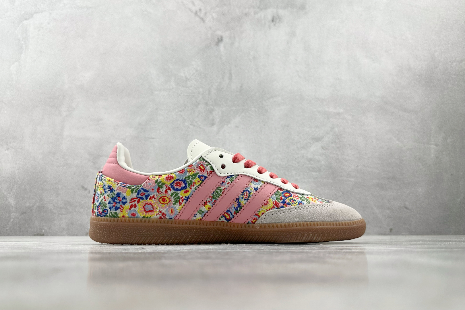 Liberty London x adidas originals SAMBA 灰粉 JI0280