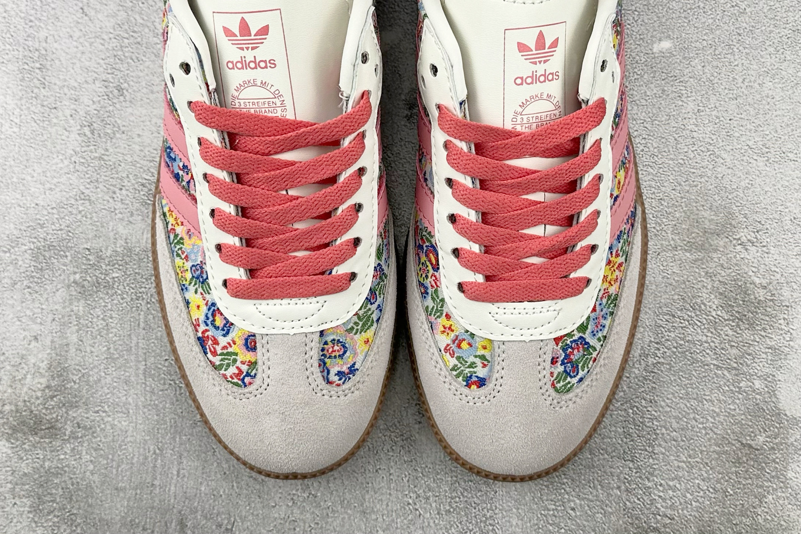 Liberty London x adidas originals SAMBA 灰粉 JI0280