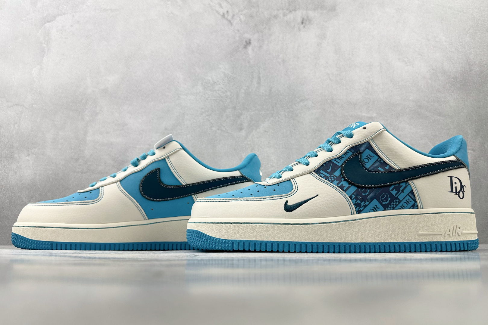 Nike Air Force 1'07 Dior 联名 米白蓝 KK1988-088