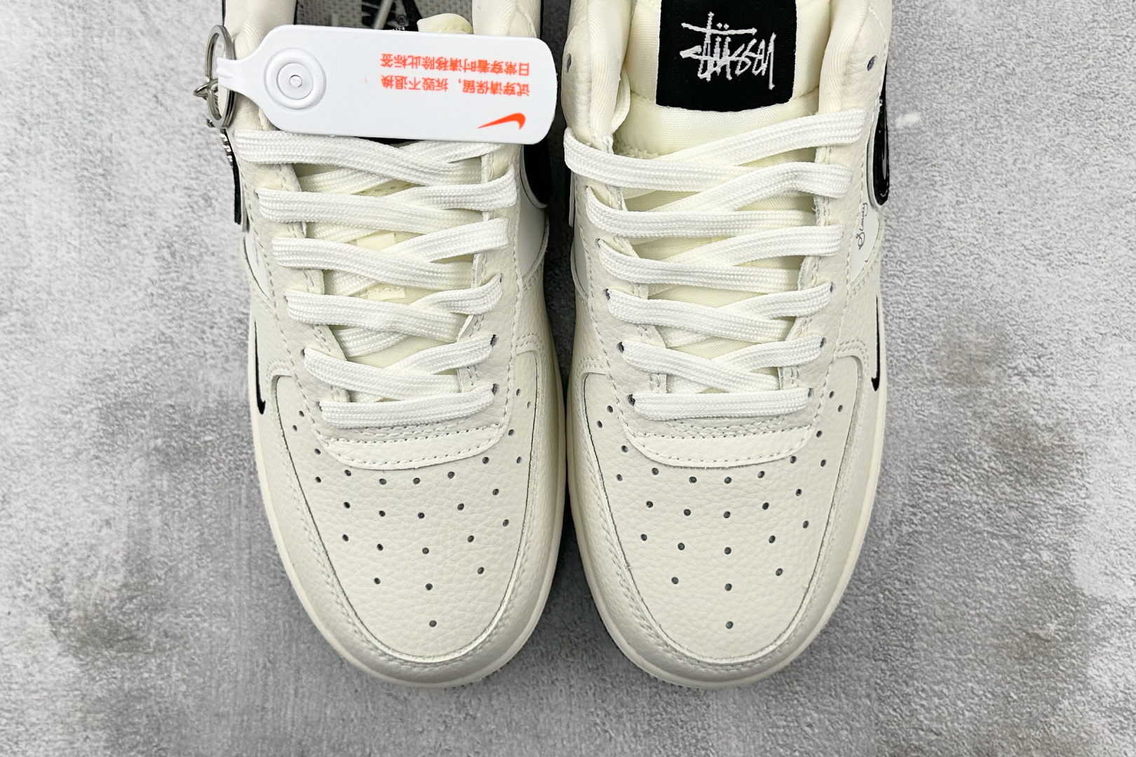 Nike Air Force 1'07 斯图西 联名 米白黑 KK1988-093