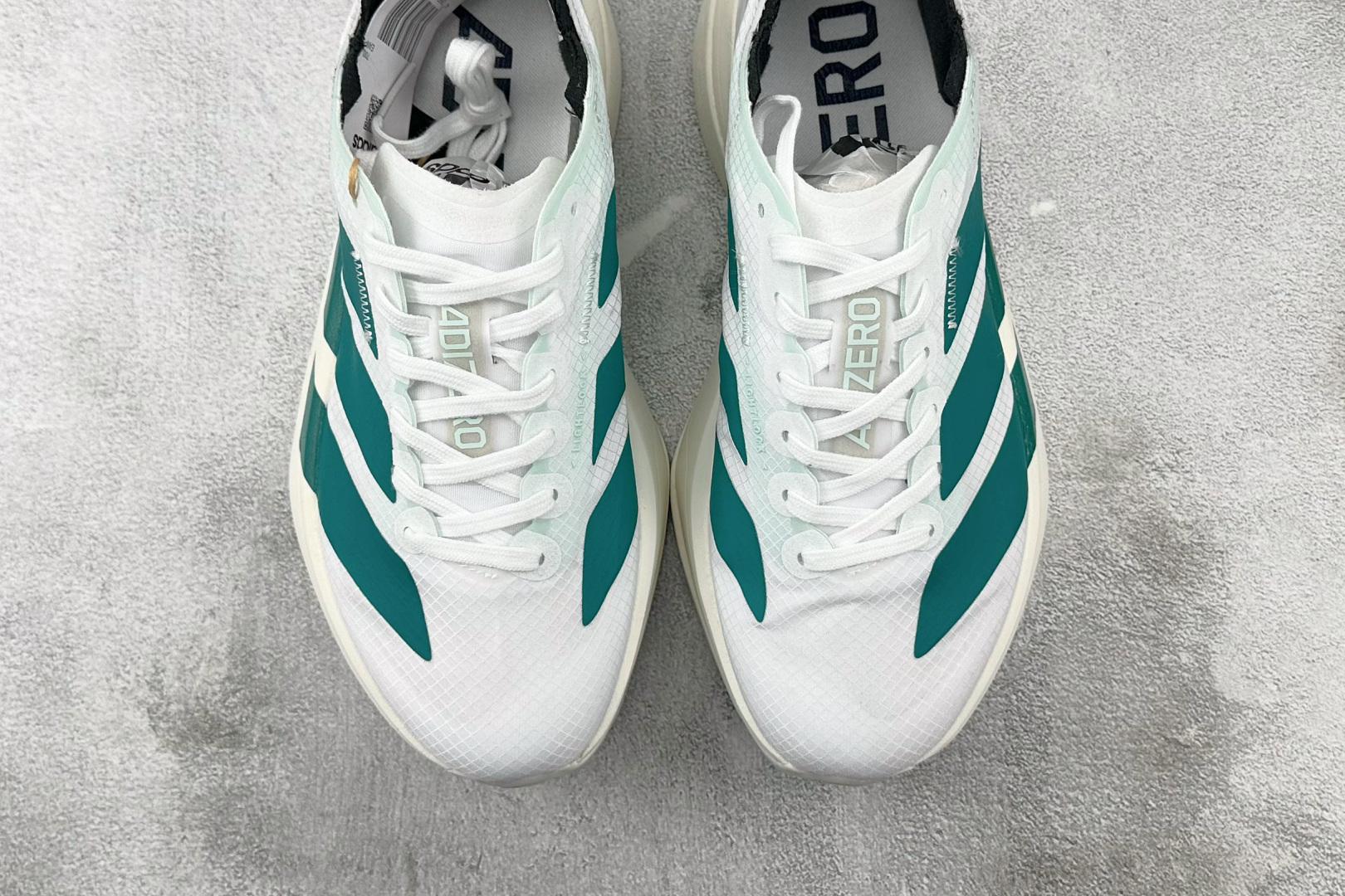 adidas Adizero Adios Pro 4 白绿色 JR1247