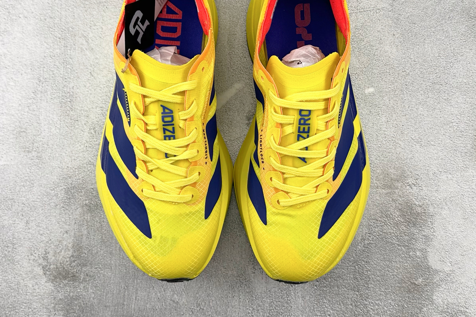 adidas Adizero Adios Pro 4 黄色 JR6373