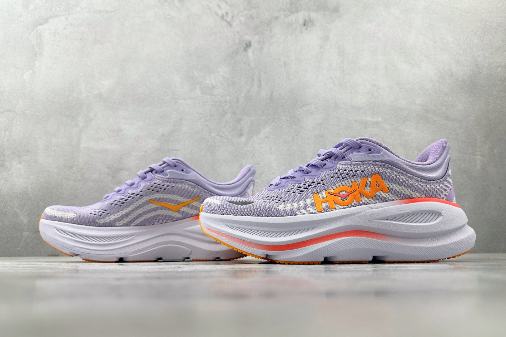 HOKA ONE ONE Bondi 9 紫白色 1162012-AGH