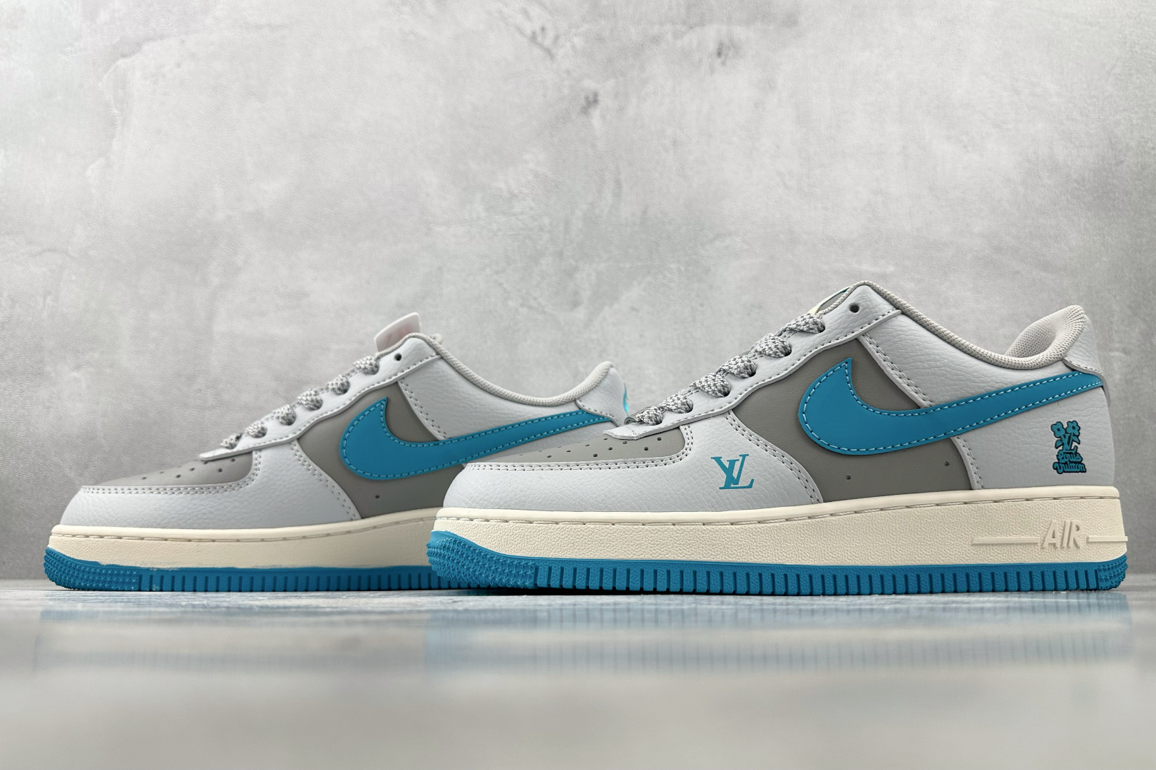 Nike Air Force 1'07 LV 联名 灰蓝 JJ2508-704