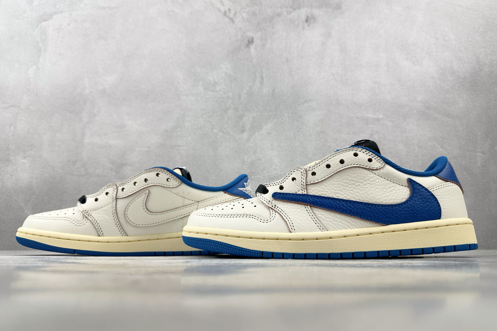 顶级纯原 Travis Scott x Jordan Air Jordan 1 Low 蓝色 DM7866-104