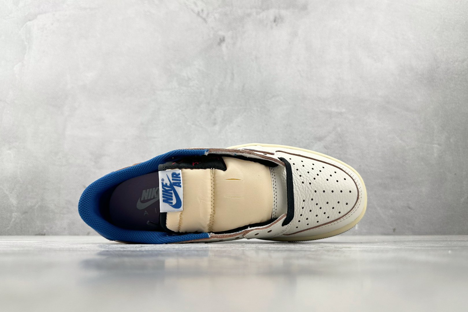 顶级纯原 Travis Scott x Jordan Air Jordan 1 Low 蓝色 DM7866-104