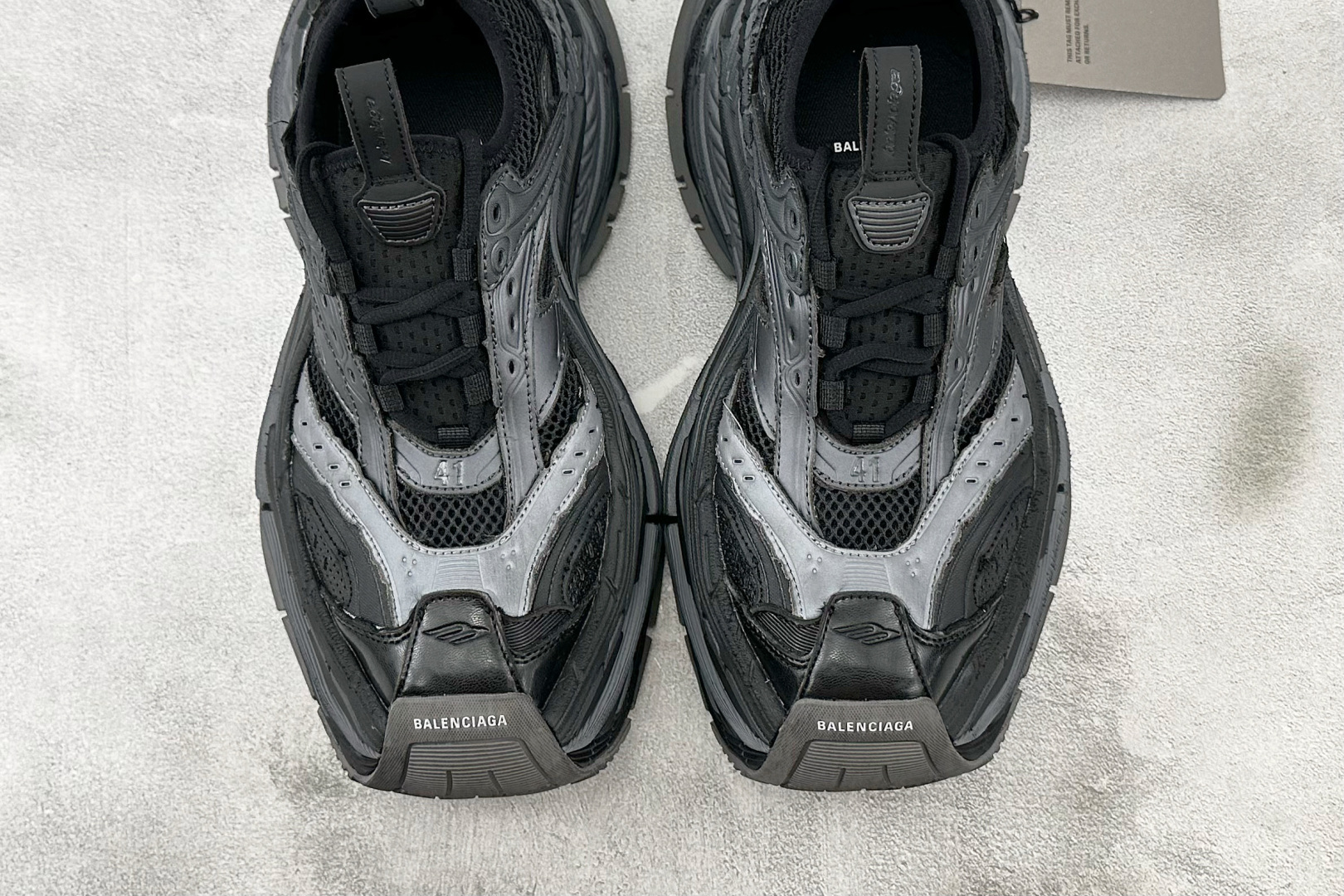 全套数据私模 Balenciaga巴黎世家 Platform Reduced 黑灰色 821137WPLTF