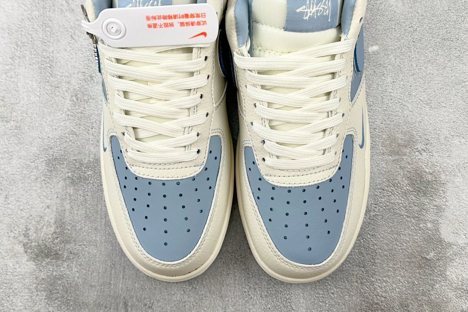 Nike Air Force 1'07 斯图西 联名 米白蓝 KK1988-090