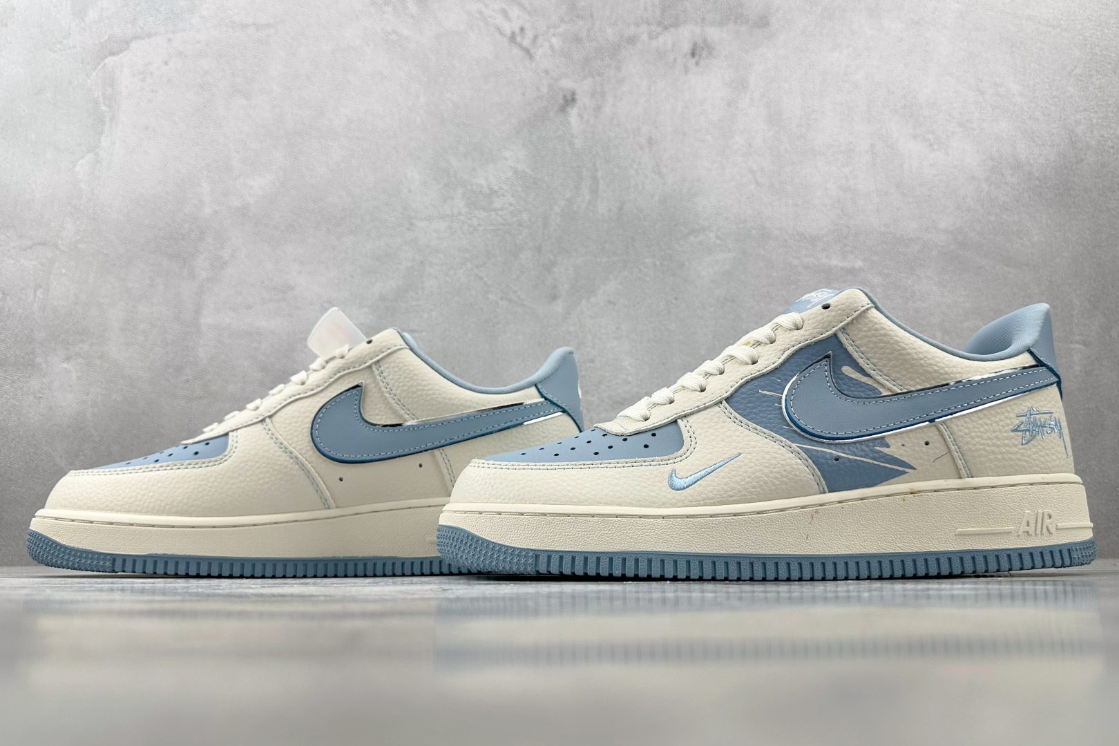 Nike Air Force 1'07 斯图西 联名 米白蓝 KK1988-090