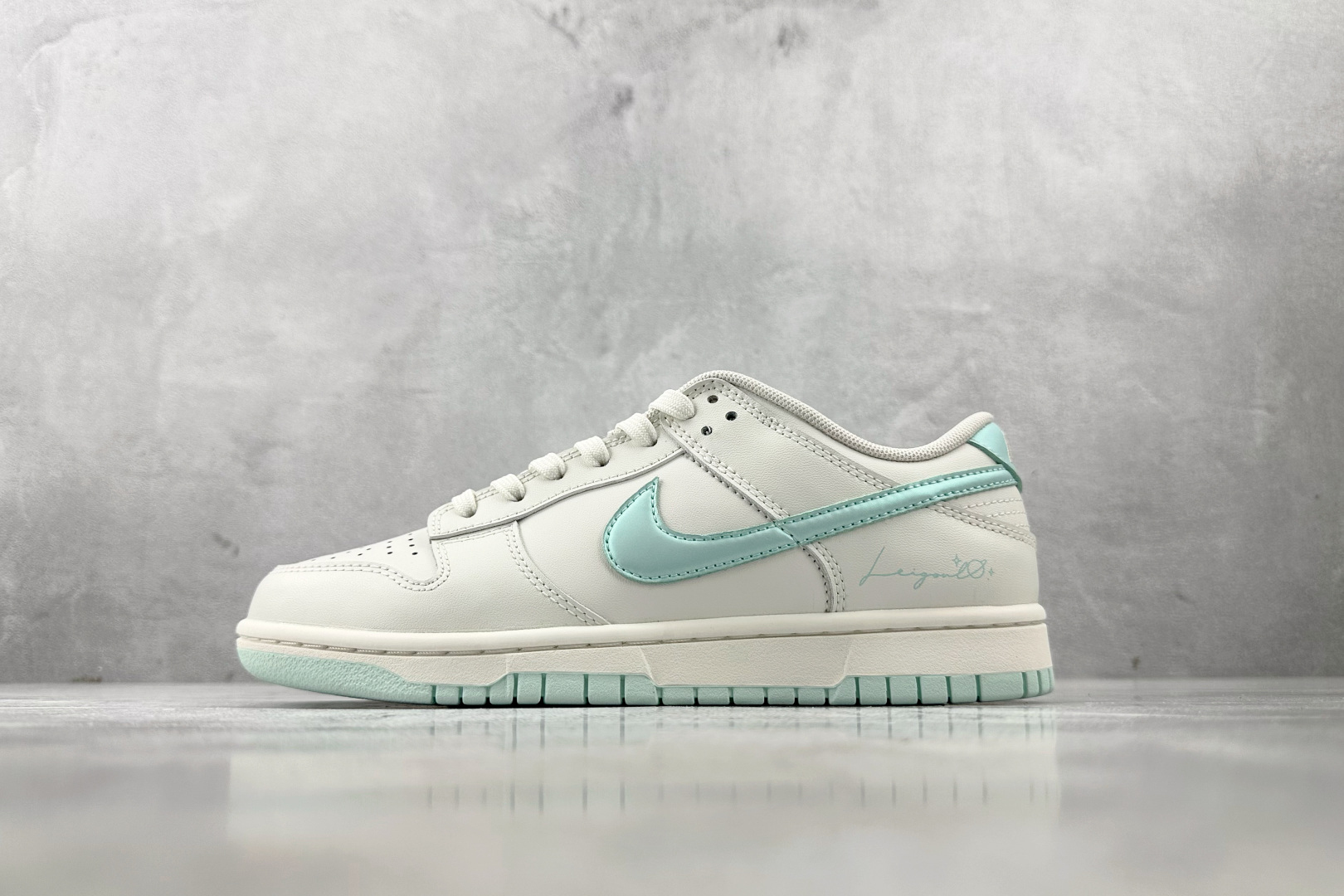 YC特价【定制球鞋】Nike Dunk 薄荷曼波 米白绿 货号：WC0212 017 尺码：35.5 36 36.5 37 38.5 39 40-选品中心