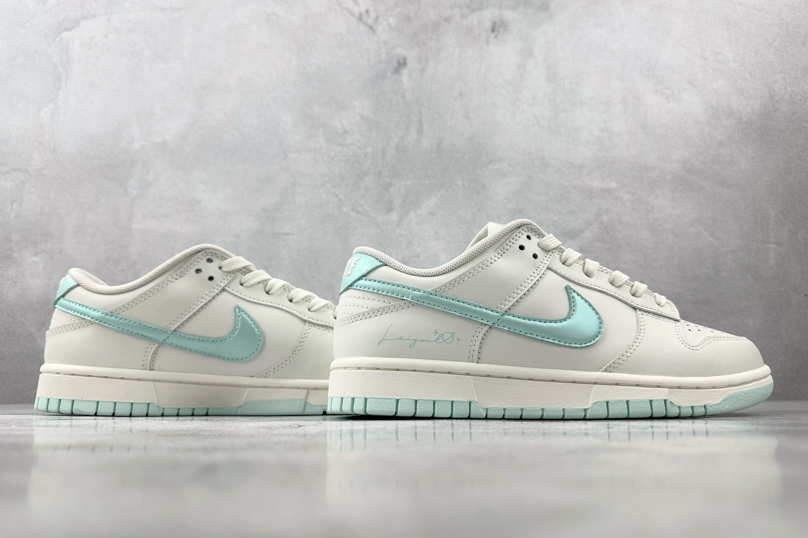 图片[6]-YC特价【定制球鞋】Nike Dunk 薄荷曼波 米白绿 货号：WC0212 017 尺码：35.5 36 36.5 37 38.5 39 40-选品中心